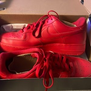 Nike Air Force One’s “Reds” Jordan’s